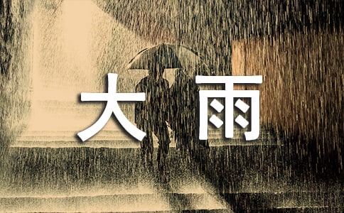大雨小雨教案范文汇总九篇