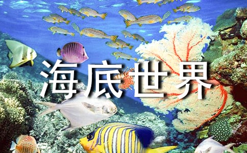 海底世界教案范文合集8篇
